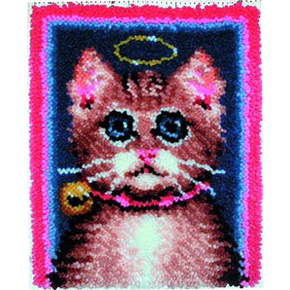 Rug Making Latch Hooking Kit | Innocent Coco (52x38cm printed canvas)